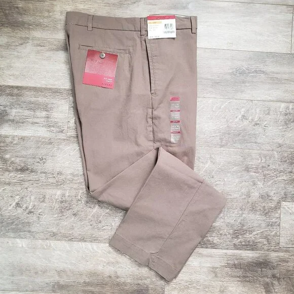 slim fit dress slacks Alfani Men's Slim-Fit Stretch Suit Pants MSRP $135 main image 1